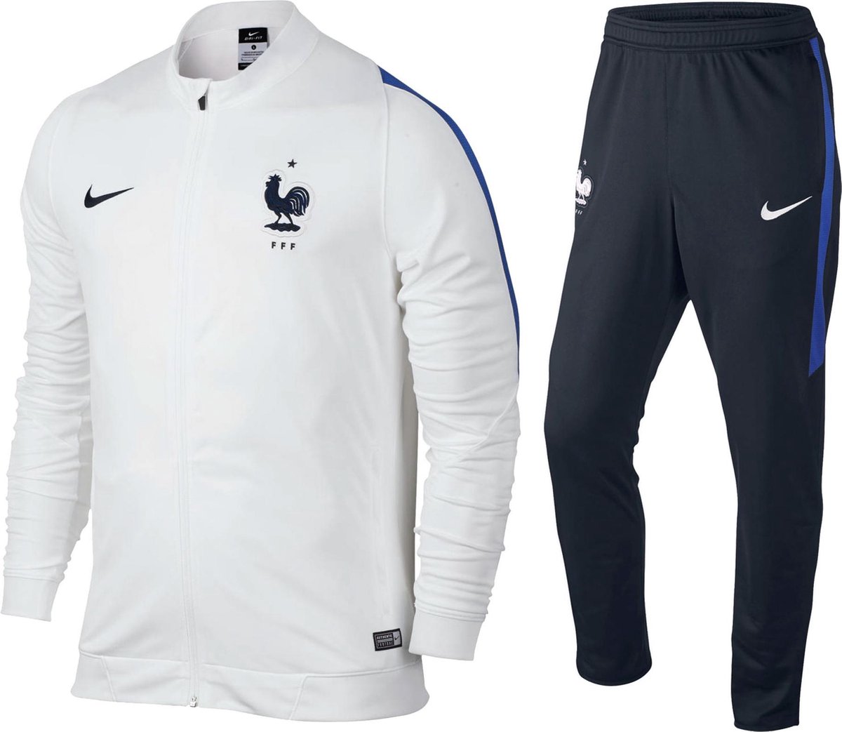 Nike Frankrijk Revolution Trainingspak - Maat L - Vrouwen - wit/blauw |  bol.com