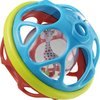 Sophie de giraf Rammel Speelbal - Speelgoedbal - Babyspeelgoed - Vanaf 3 maanden - Kunststof - Ø11 cm - Rood/Groen/Blauw