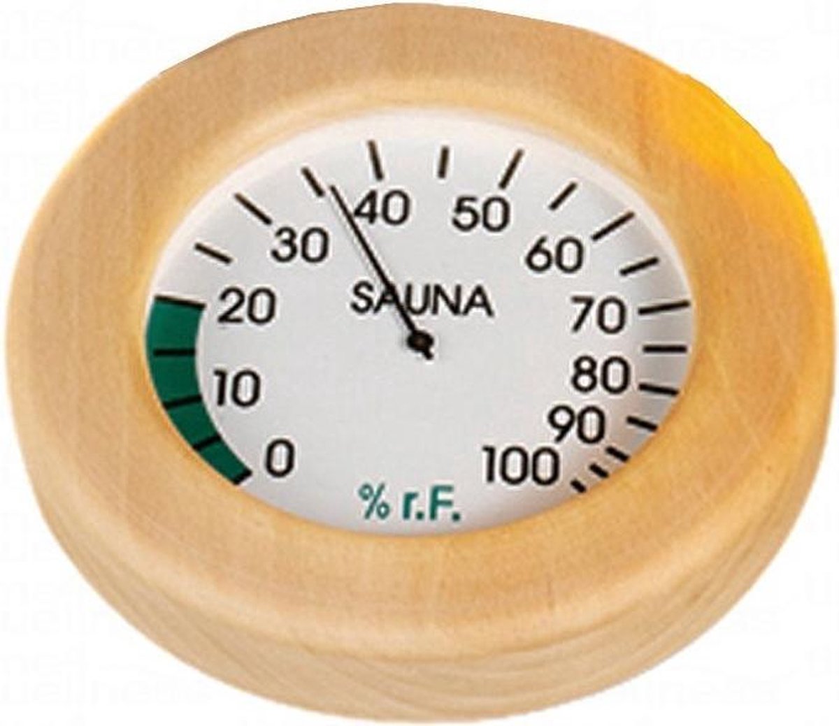 Hygrometer rond hout - Eliga
