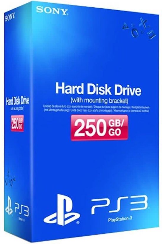 Sony PlayStation 3 Disque dur 250GB HDD + Support de montage | bol.com
