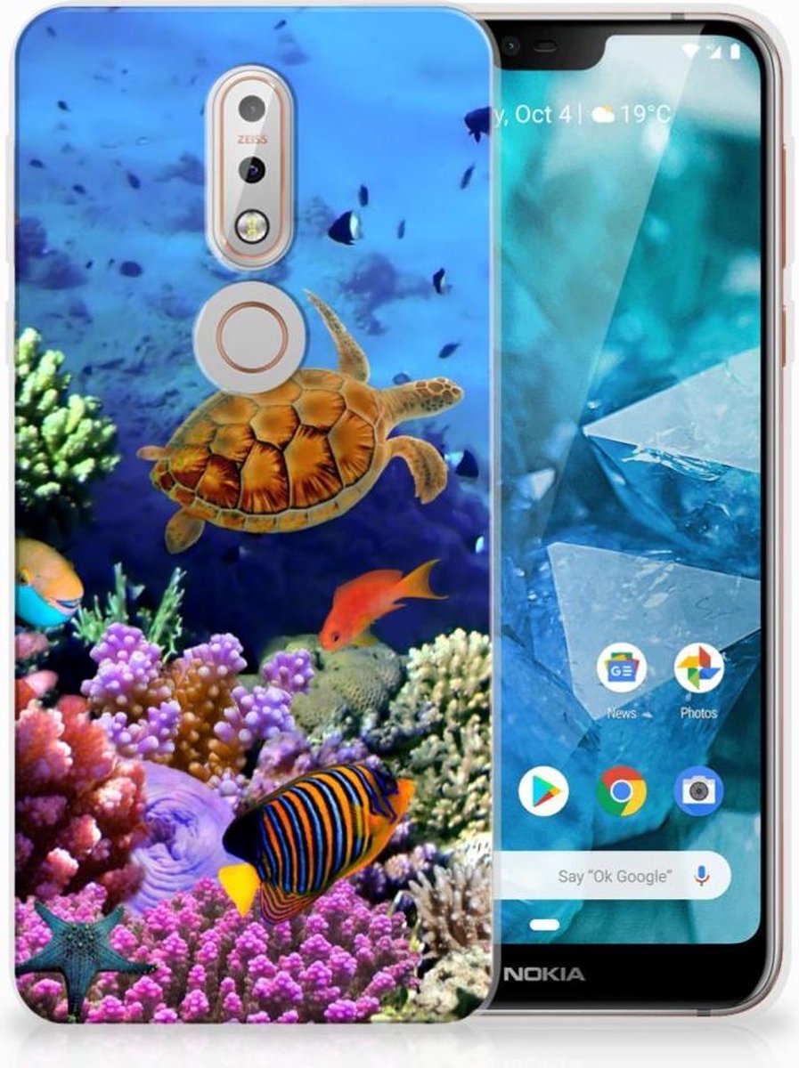 Nokia 7.1 TPU Hoesje Vissen