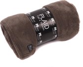 In The Mood Uni Fleece - Plaid - 130x180 cm - Taupe