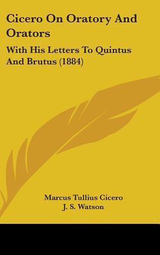 Cicero on Oratory and Orators - cover