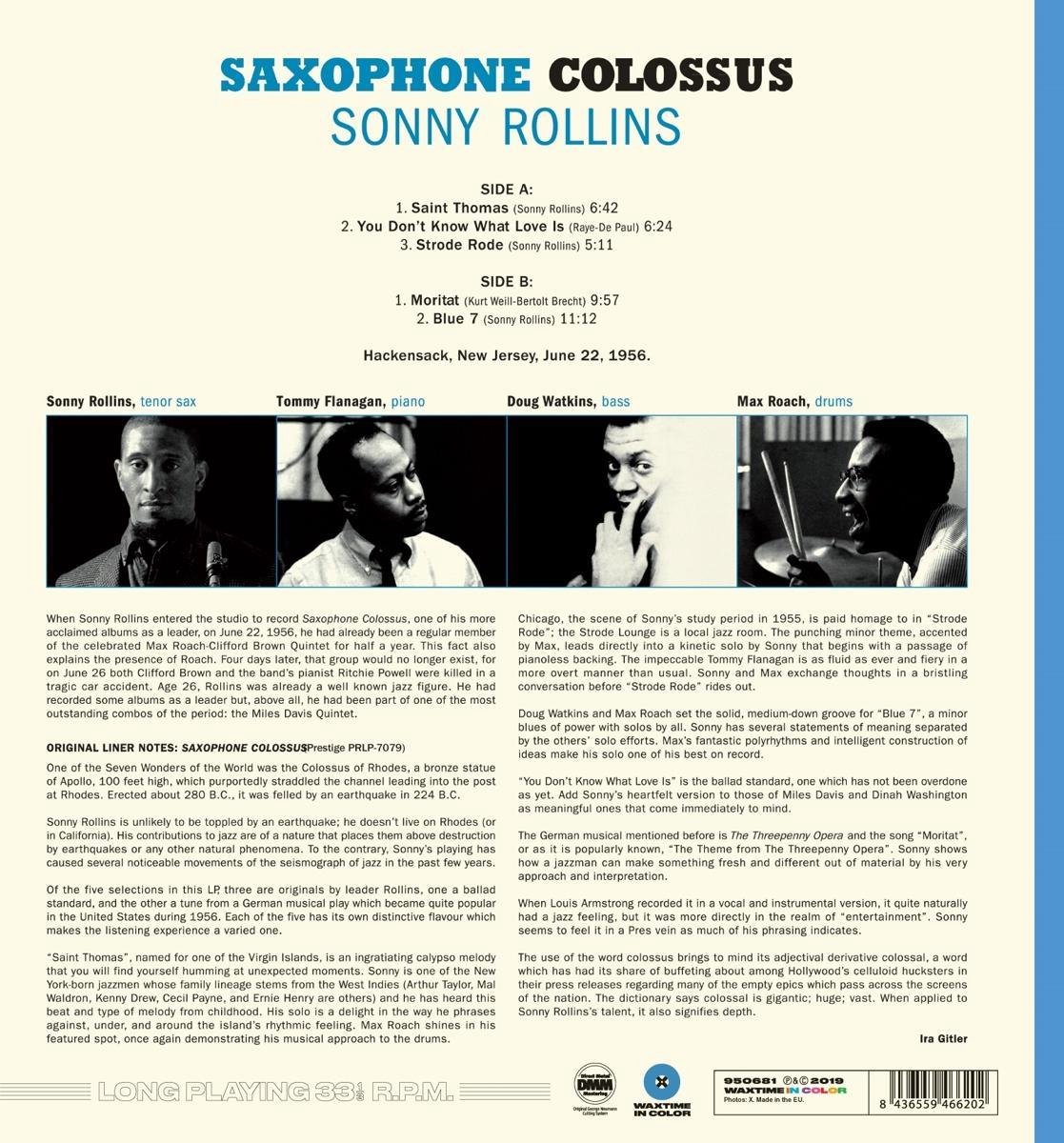 Saxophone Colossus Hq (LP), Sonny Rollins LP (album) Muziek