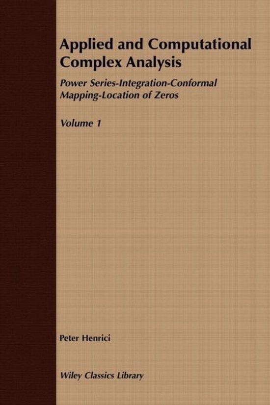 Applied and computational complex analysis peter henrici