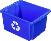Sunware Nesta Eco Opbergbox - voor afvalscheidingssysteem - 32L - blauw