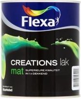 Flexa Creations Lak Mat Wit - Acryl - 500 ml