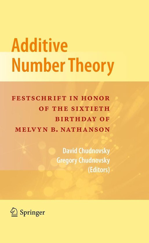 Mathematics and Statistics (R0) - Additive Number Theory - cover