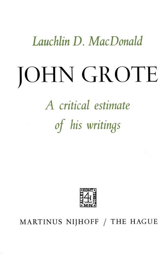 Philosophy and Religion (R0) - John Grote - cover