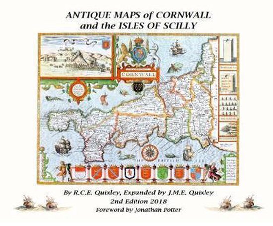 ANTIQUE MAPS OF CORNWALL AND THE ISLES OF SCILLY - cover