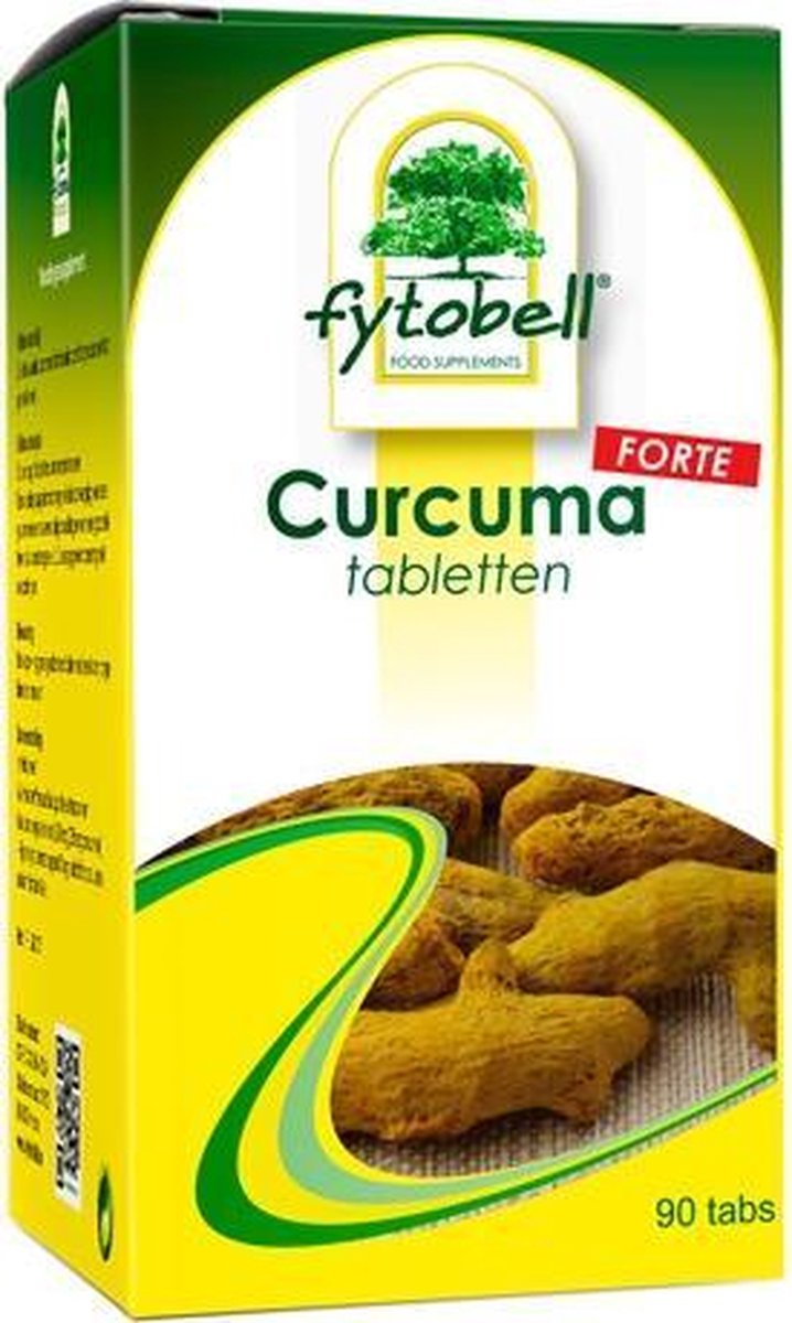 Goedkoopste Fytobell - Curcuma Forte - Antioxidant - Voedingssupplement - 90 tabletten