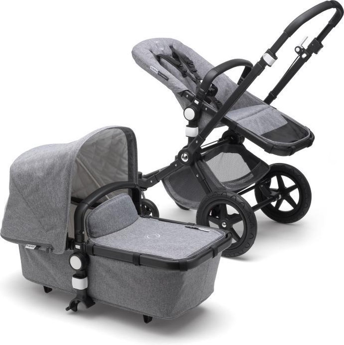 Bugaboo cameleon 3 sales grey melange black frame