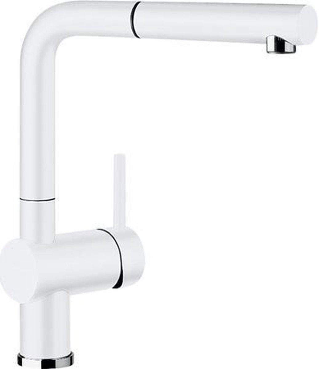 Keukenkraan Blanco Linus S Silgranit-look wit. 516692