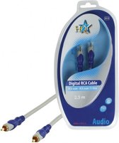 HQ Standaard Rca Mannelijk - Rca Mannelijk 75 Ohm Kabel 2.50 M