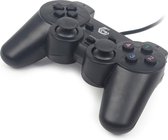 GMB Gaming Dual Vibration USB GamePad / zwart - 1,8 meter