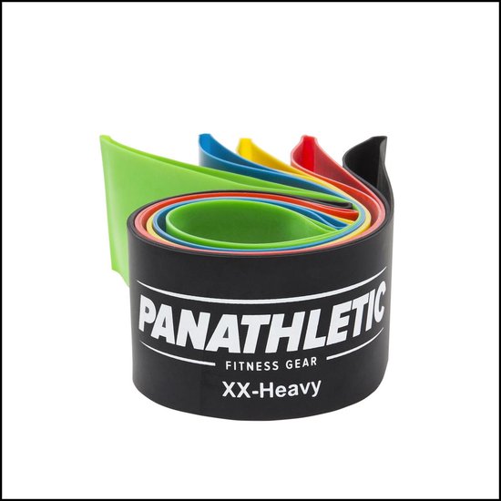 Panathletic Weerstandsbanden – Set van 5 – Handleiding – Opbergzakje – eBook met Extra Oefeningen – Multicolor - Panathletic®