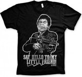 T-shirt Scarface Say Hello to My Little Friend L