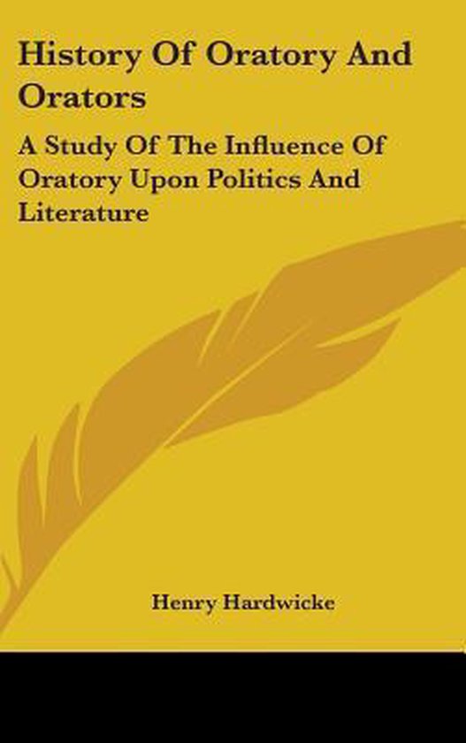 History of Oratory and Orators - cover