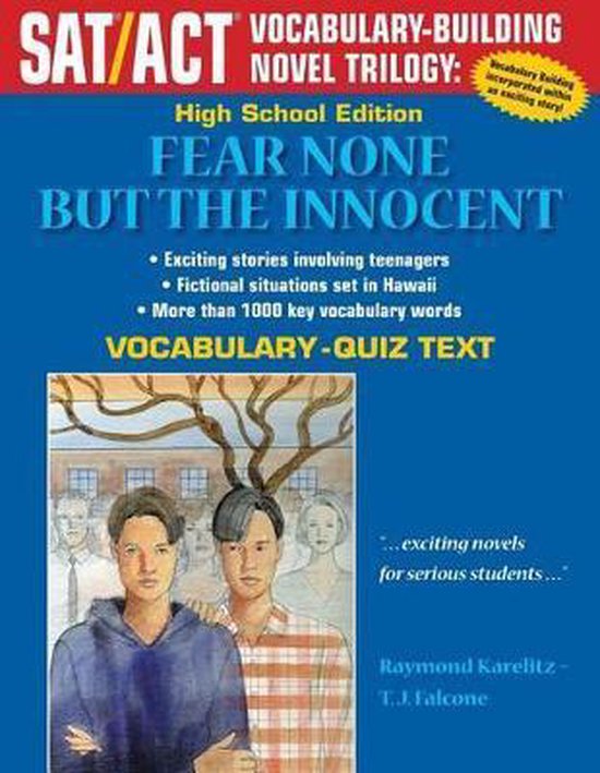 SAT/ACT Vocabulary-Building Novel Trilogy- Fear None But The ... - cover