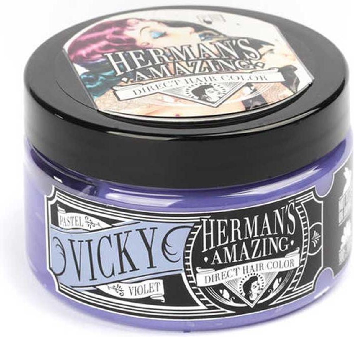 Hermans Amazing Haircolor - Vicky Violet Semi permanente haarverf - Paars