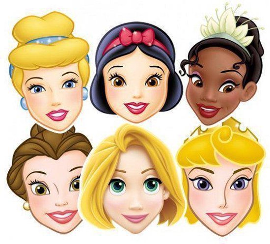 Renaissance majoor last Disney Prinsessen maskers 6 stuks | bol.com