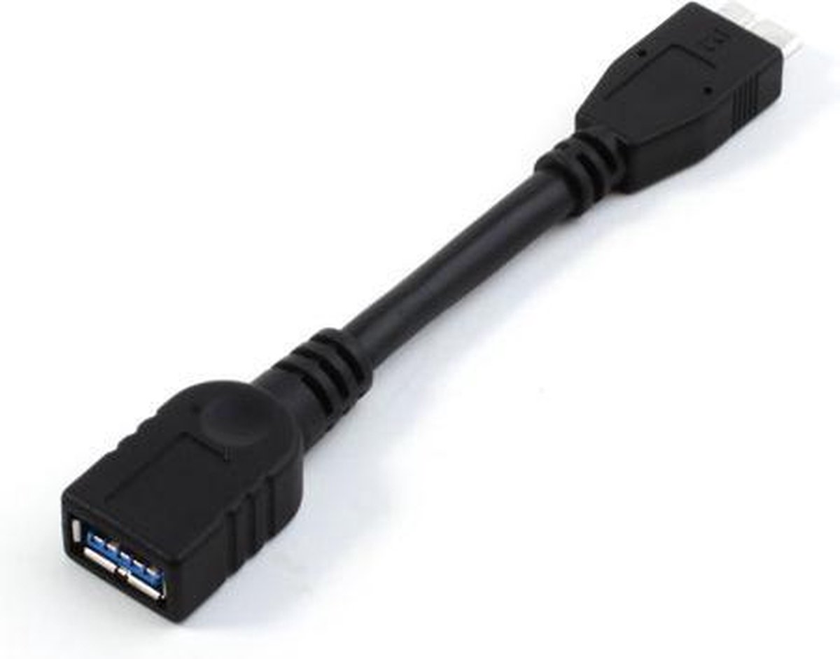 Shop4 - USB 3.0 Host Adapter Kabel voor Samsung Galaxy Note 3 Zwart