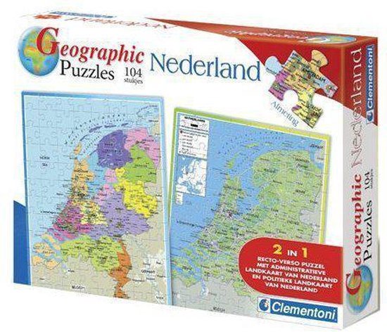 Puzzel topografie Nederland | bol.com