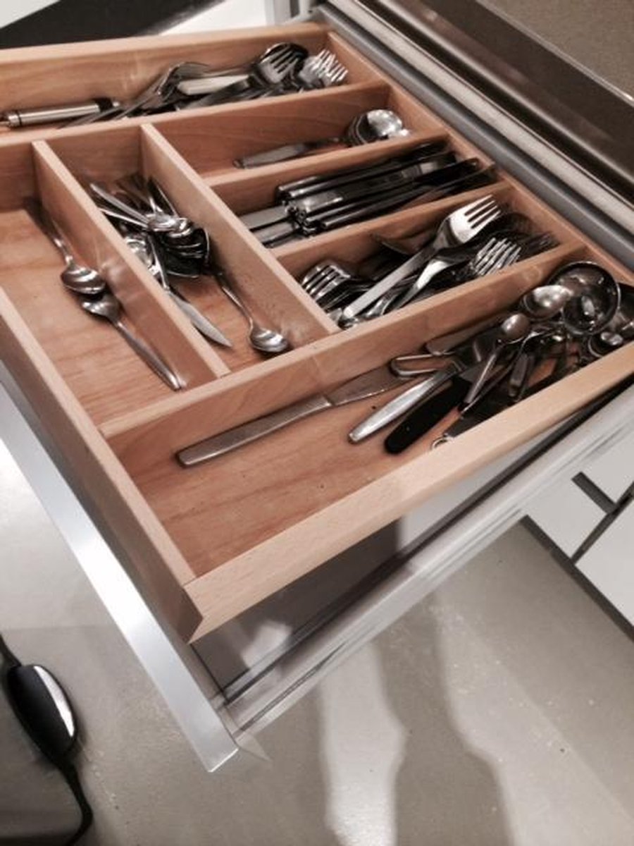 Antislipmat voor keukenlade. Wit. 150 *50 cm breed. Set van 4