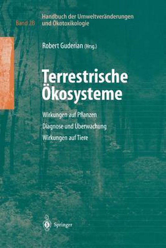 Handbuch Der Umweltveränderungen Und Ökotoxikologie - cover