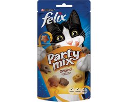 FELIX Snack Party Mix - Original - Kattensnack - 60 g