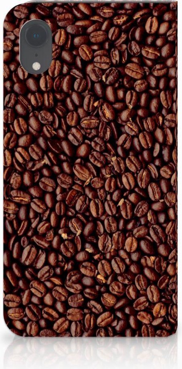 Apple iPhone Xr Flip Style Cover Koffiebonen