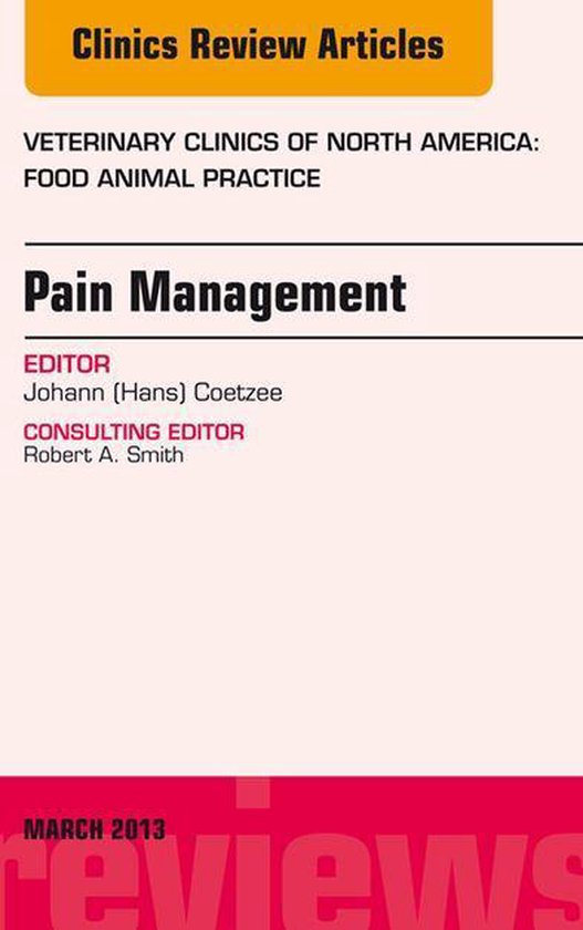 The Clinics: Veterinary Medicine Volume 29-1 - Pain Manageme ... - cover