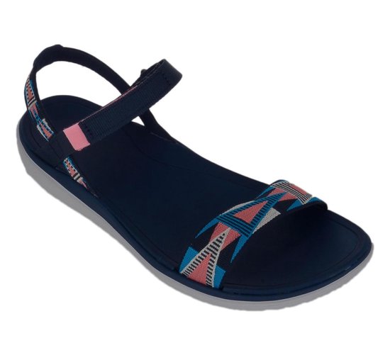 Teva Dames Sandalen - Blauw/Roze - Maat 36 | bol.com