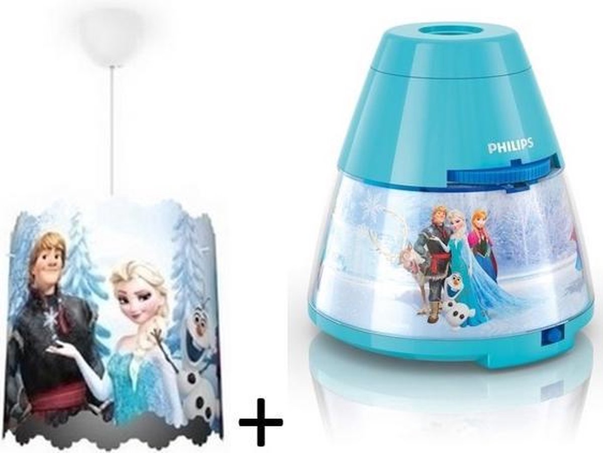 Oneffenheden alleen De stad Philips disney - Frozen - Hanglamp met pendel & Nachtlamp / projector |  bol.com