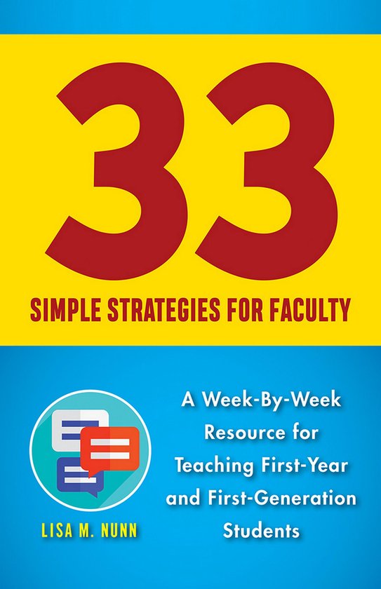 33 Simple Strategies for Faculty - cover