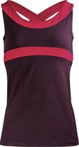 Yoga-Top "Shape me" vest - aubergine XL Loungewear shirt YOGISTAR