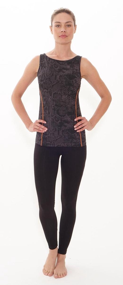 Yoga-Tank-Top mit Bra - snakeskin — afbeelding 2