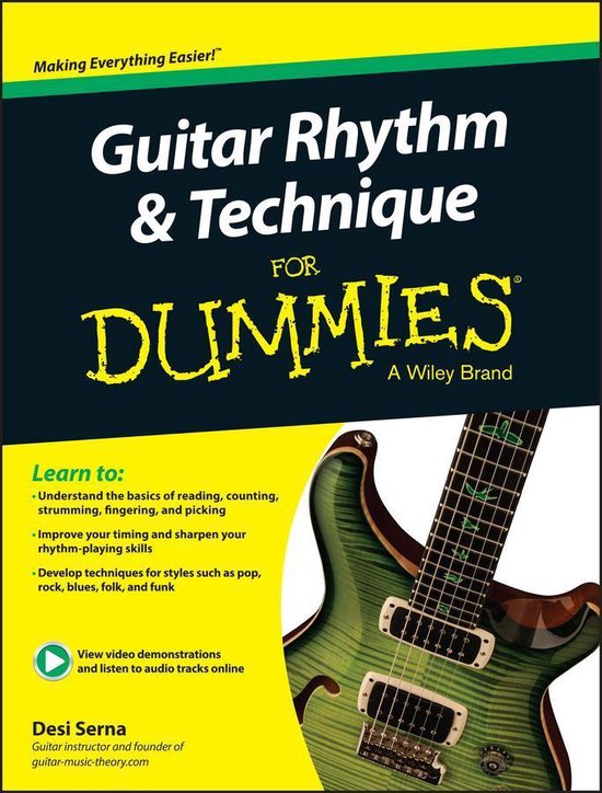 Guitar Rhythm and Techniques For Dummies - cover