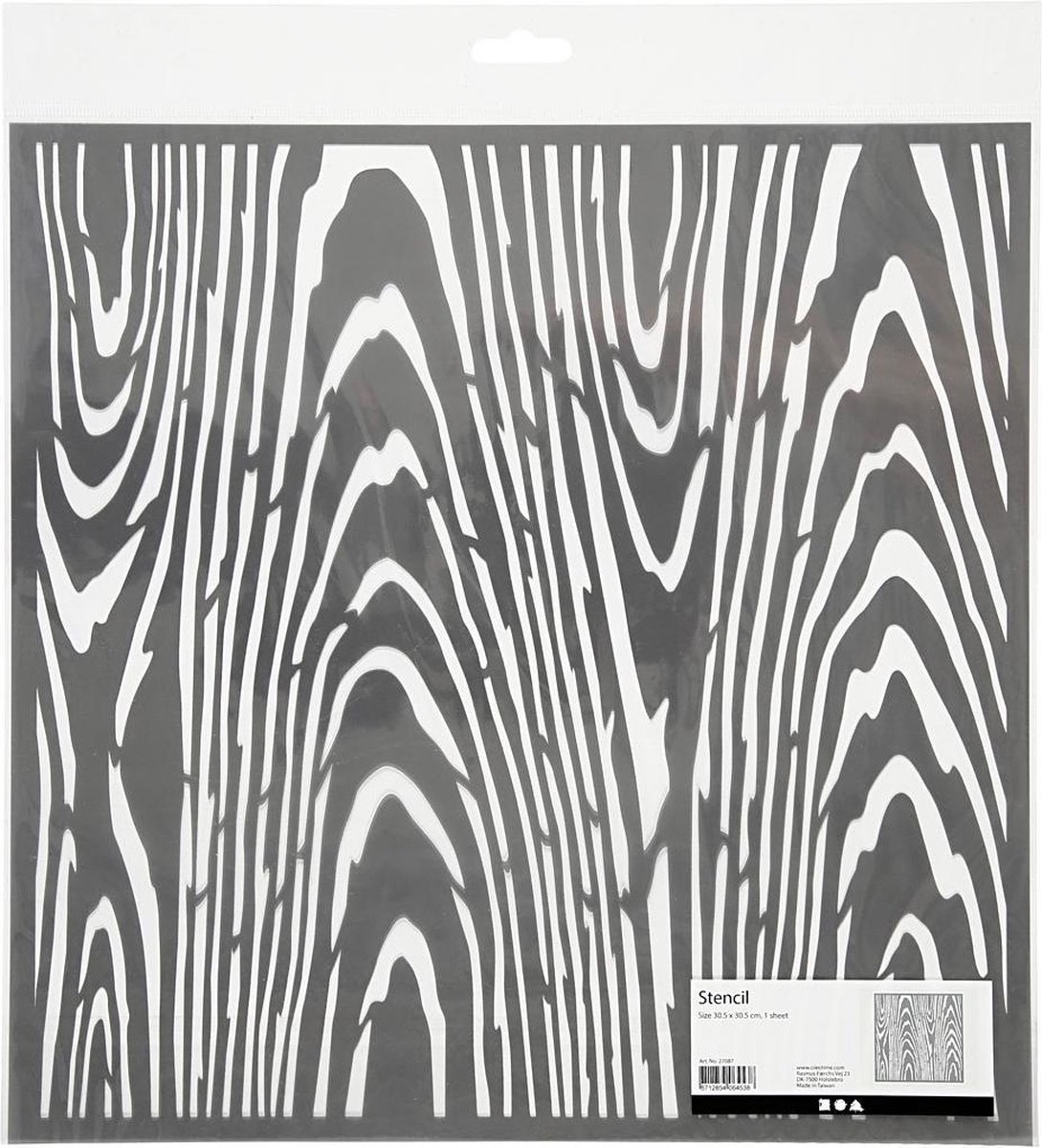 Creotime Sjabloon Vel Zebra 30,5 X 30,5 Cm