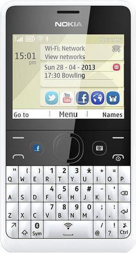 nokia asha 210 white