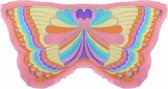 Roze regenboog vlinder vleugels voor kinderen