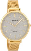 OOZOO Vintage Goud/Zilverkleurig horloge C9378 (40 mm)
