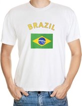 Brazil t-shirt met vlag S