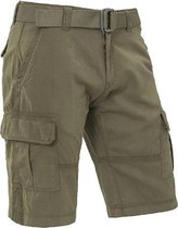 Brams Paris heren short Guss army groen cargo - maat 33