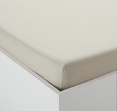 Hoeslaken voor BOXSPRING of WATERBED Jersey -190/200 x 200/220 hoek 40 cm  ECRU
