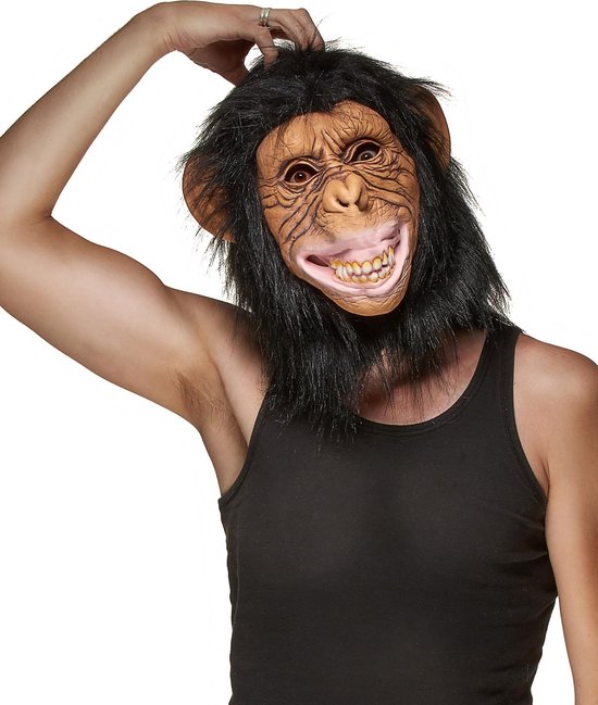 borduurwerk Verscheidenheid Gevangene Integraal apen masker voor volwassenen - Verkleedmasker - One size" |  bol.com
