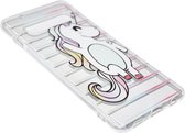 Eenhoorn siliconen hoesje Geschikt Voor Samsung Galaxy S10 Plus