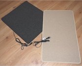 SCHLOSS Warme Voeten Mat - 50 x 90cm - 90W - Crème - zonder dimmer
