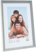 Deknudt Frames fotolijst S46CH7 - grijs met wit randje - foto 15x30 cm