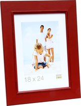 Deknudt Frames S46FF4  30x30cm Fotokader in rood geschilderd